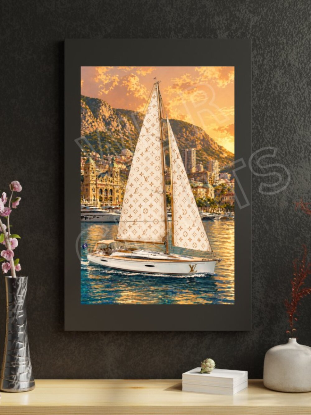 Louis Vuitton Boat in Greece 11x17 Art Print